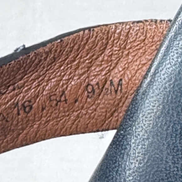 Tory Burch Navy Blue Leather Miller Thong Flats Size 9.5 - Picture 8 of 8